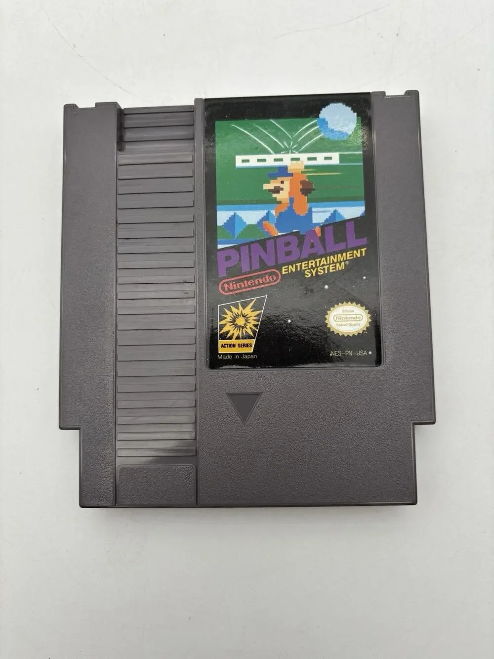 Pinball - 1990 NES Game Authentic Nintendo Tested Working VG Condition